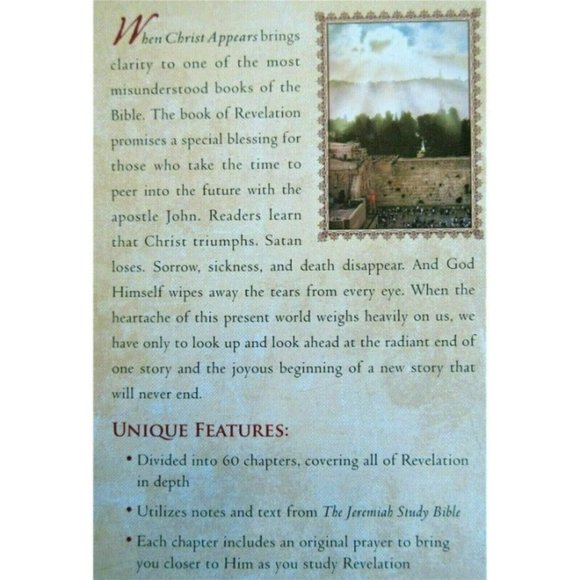 David Jeremiah WHEN CHRIST APPEARS Inspirational Experience Thru Revelation NEW - Picture 3 of 4